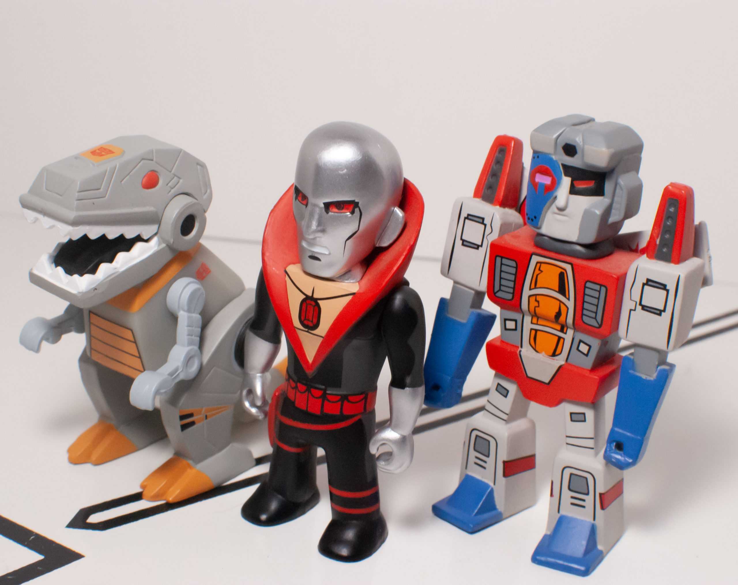 StarScream Transformers vs GI Joe 3" Mini Series Kidrobot Vinyl Figure 