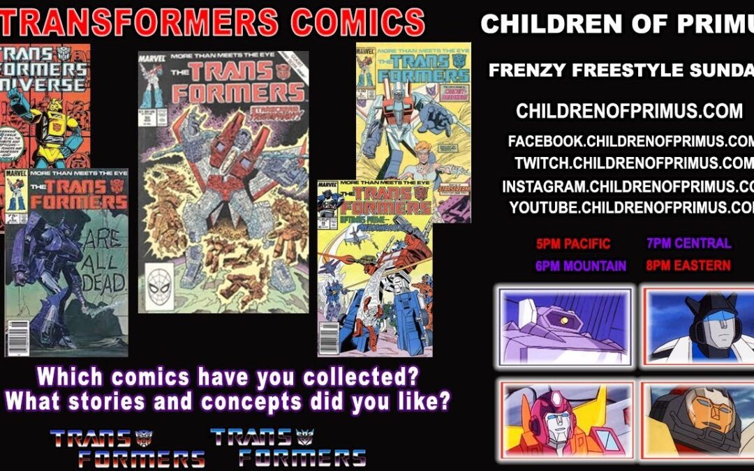 Frenzy Freestyle Sundays – COMIC BOOKS – Children of Primus