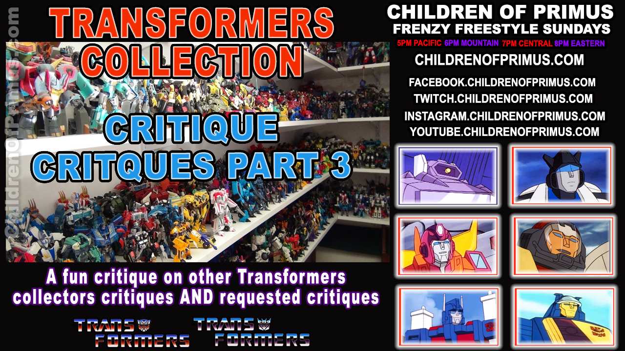 COLLECTION CRITIQUE CRITIQUES PART 3 – Children of Primus