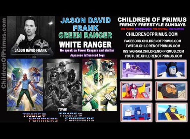 POWER RANGER Jason David Frank has passed away – Children of Primus