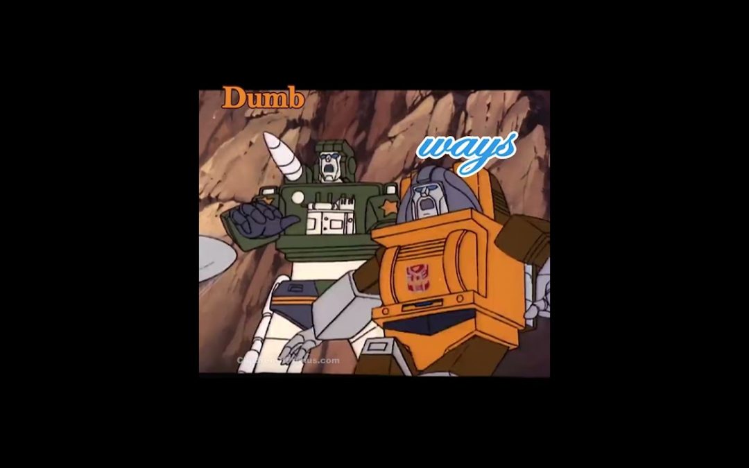 You shot at Nightbird!!! Dumb Ways To Die: Transformers Edition #fyp #dwtd #transformers