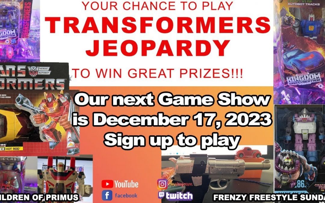 Transformers Jeopardy Game Show Episode Two!!