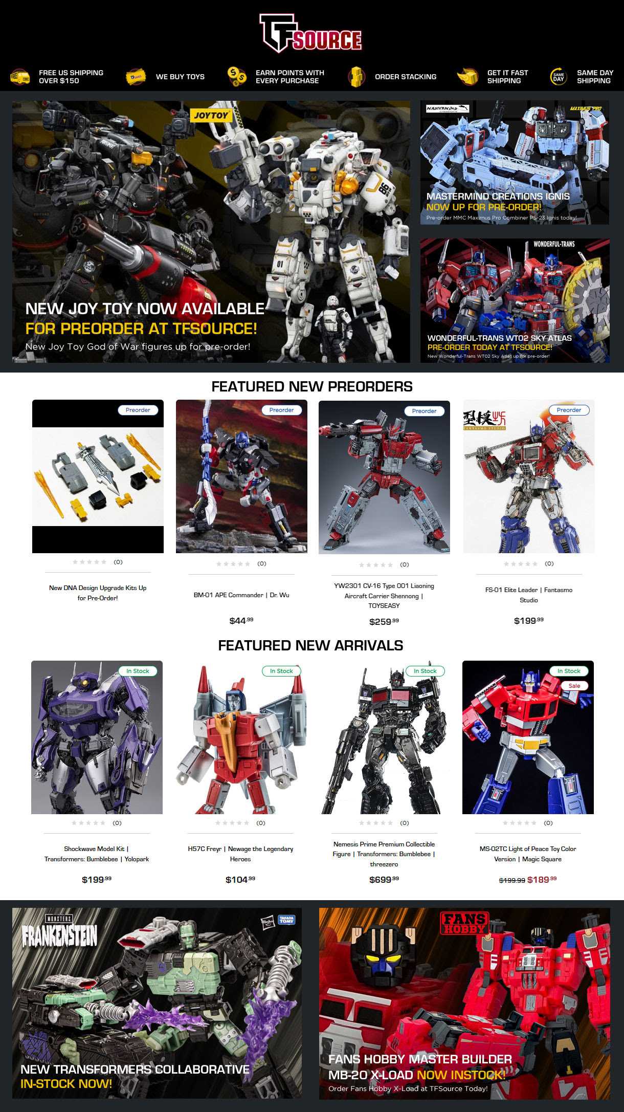 TFSource News – New Joy Toy Preorders, MMC Ignis, DNA Upgrade Kits, Fantasmo Studio and More!