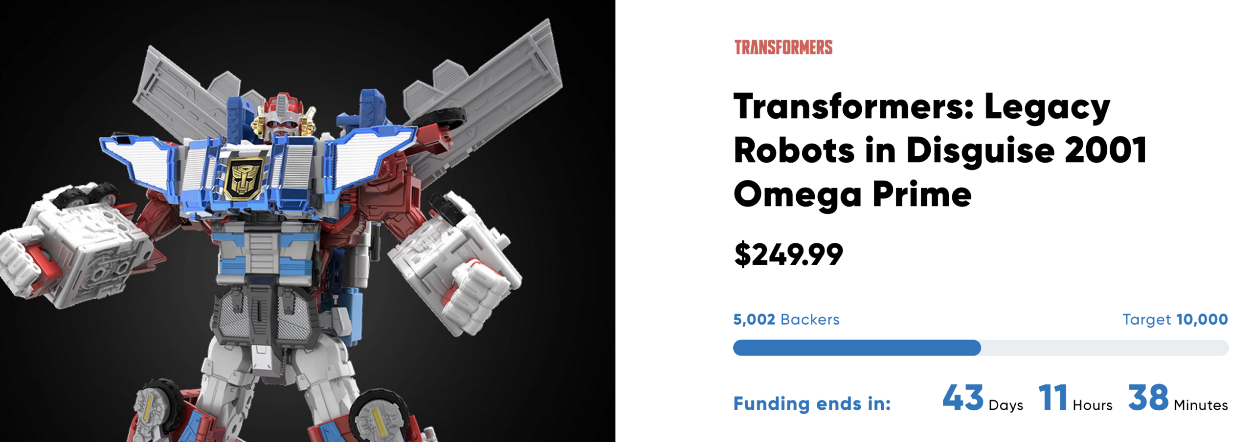 Haslab Omega Prime Halfway Funded