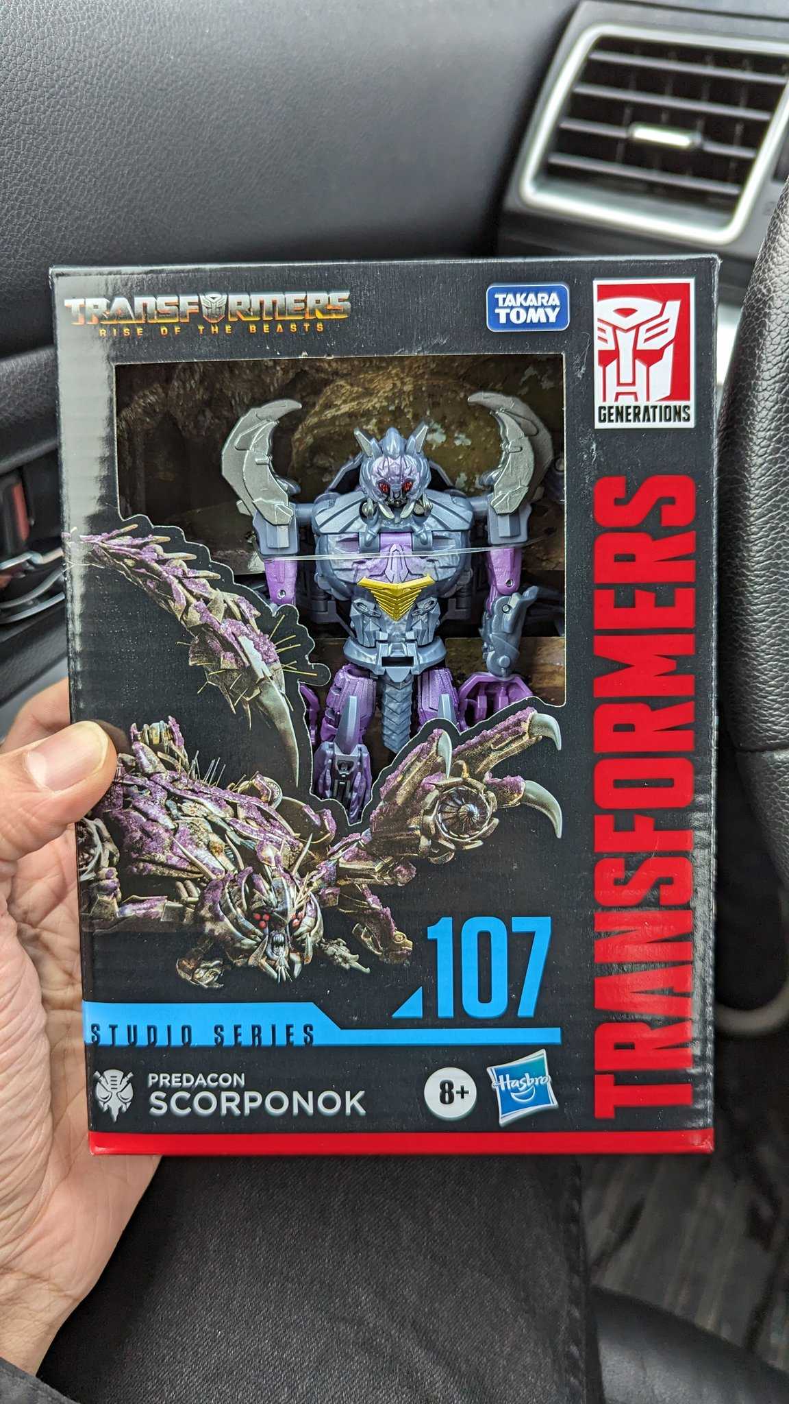 Transformers Studio Series SS-107 Deluxe Rise Of The Beasts Scorponok Found In Canada