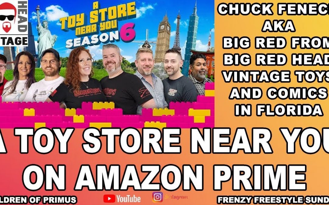Chuck Fenech aka Red from A Toy Store Near You on Amazon Prime