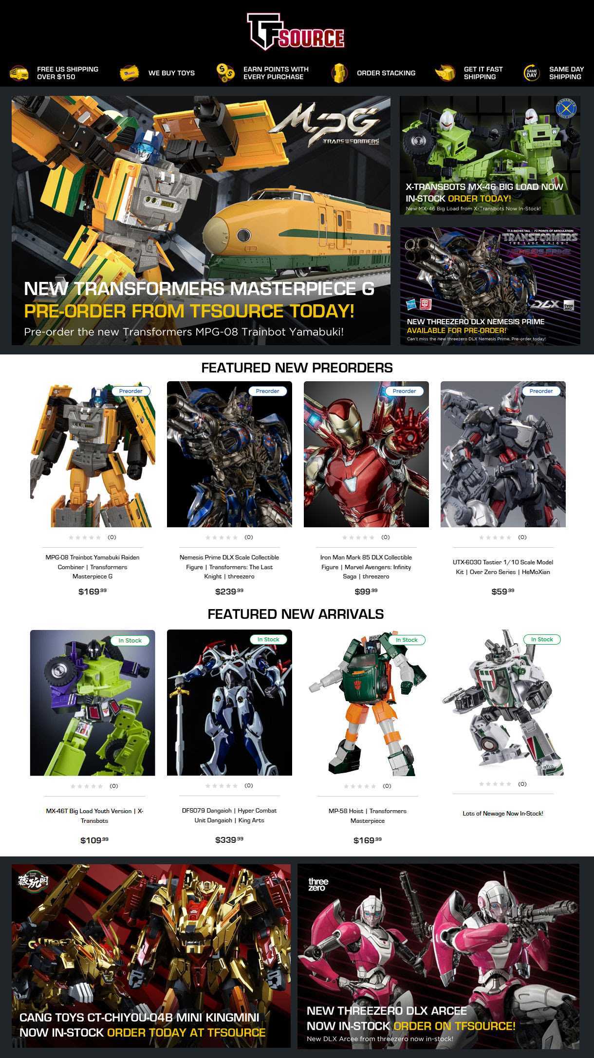 TFSource News – XTB Big Load, MPG Yamabuki, Ginoh, threezero DLX Arcee, Nemesis Prime and More!