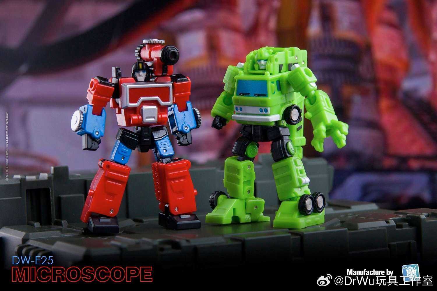 Dr Wu DW-E25 Microscope & DW-E26 Grapple (Micromasters Scale Perceptor & Hauler) Color Images