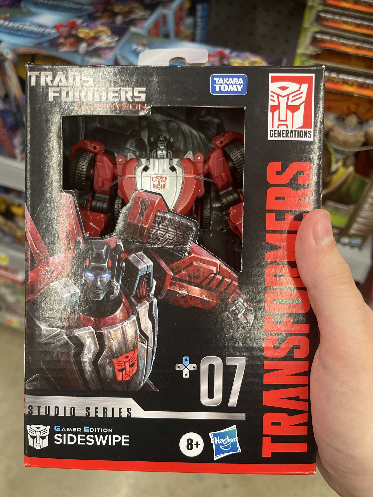 Studio Series Gamer Edition WFC Sideswipe Found At Retail & In-Box Images