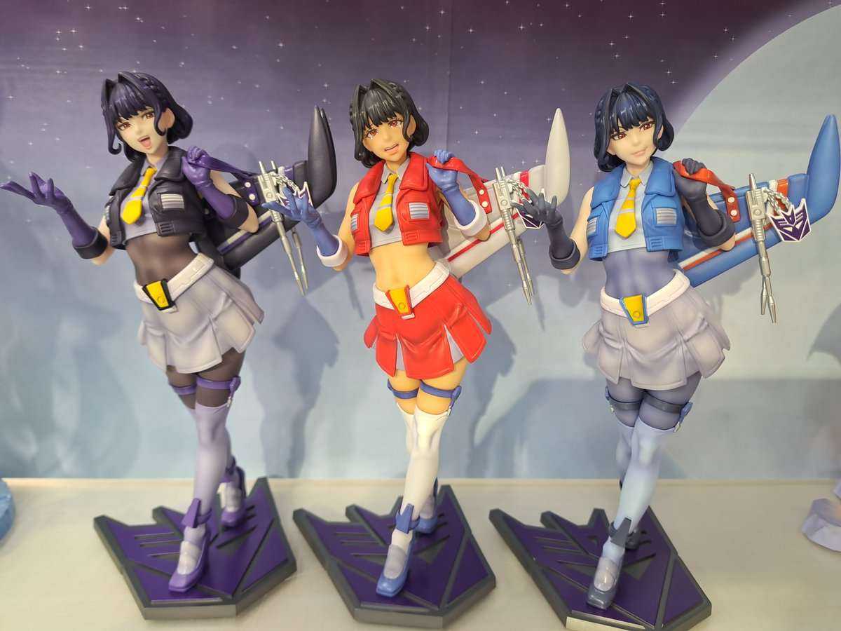 Kotobukiya Transformers Bishoujo Skywarp Color Sample Images