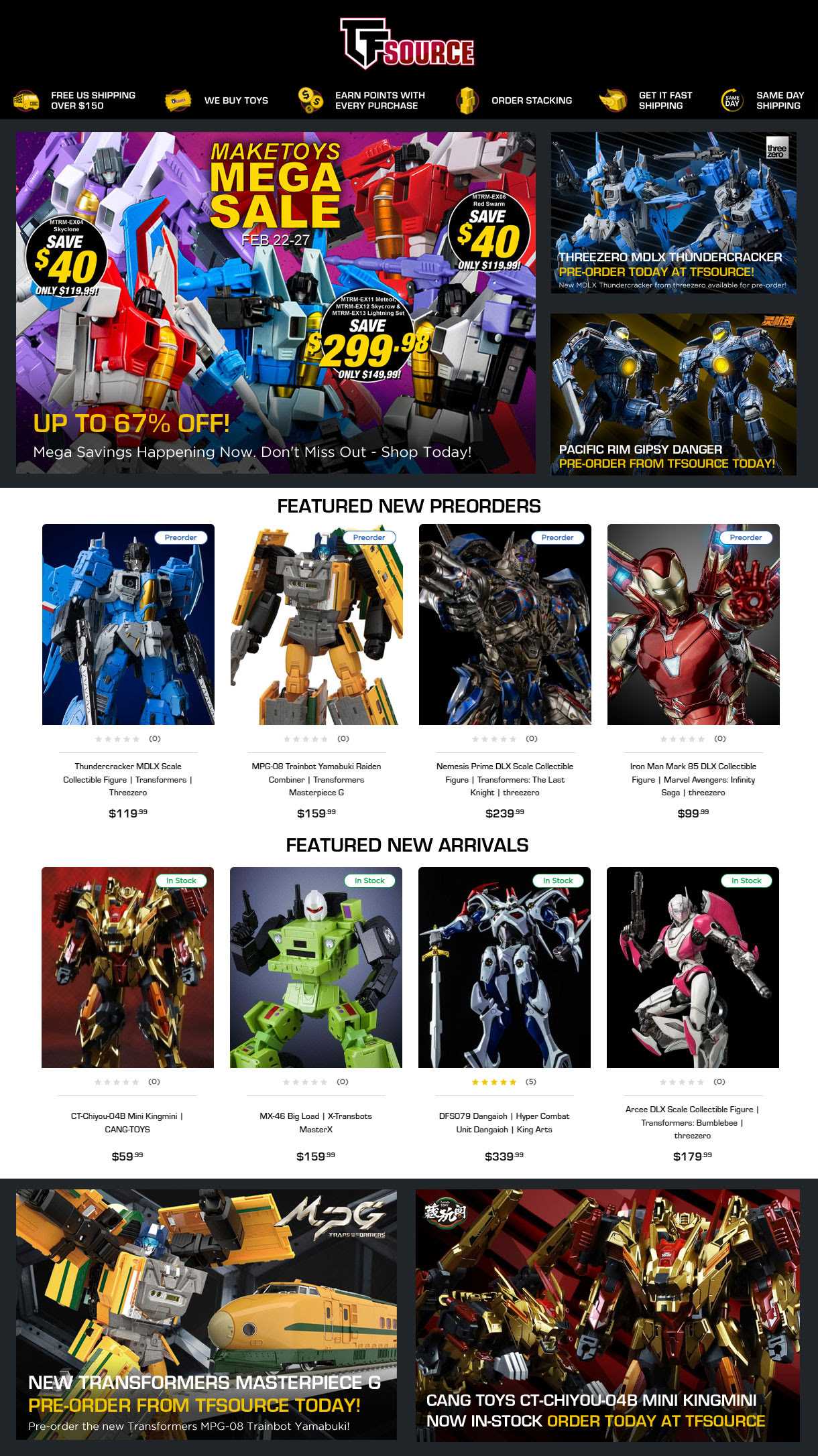 TFSource News – Maketoys Mega Sale Continues, threezero Thundercracker, Pacific Rim and More!