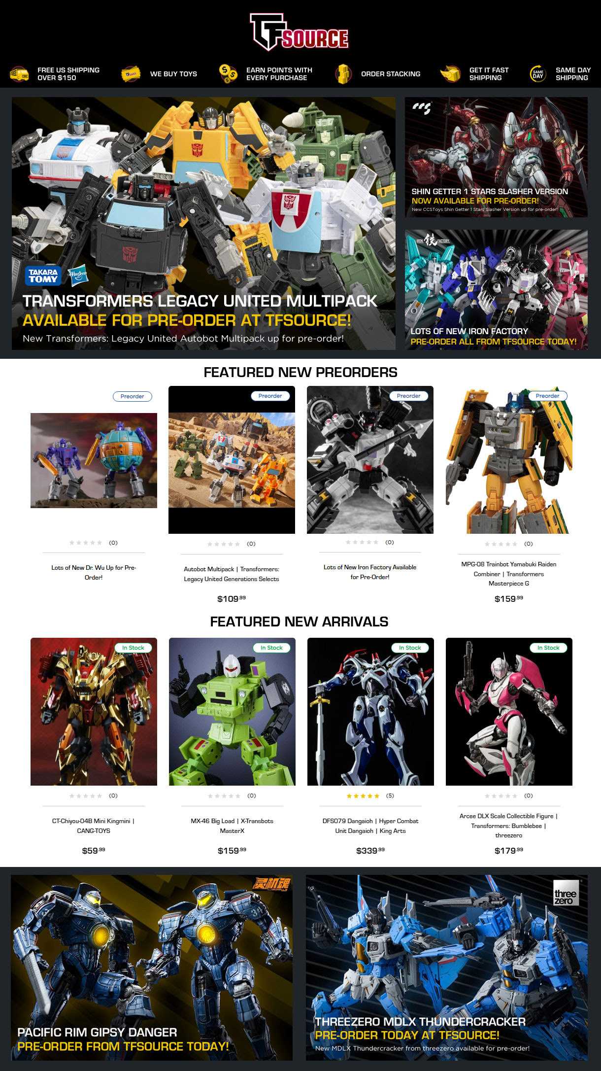 TFSource News – Legacy United Multipack, Iron Factory, Shin Getter 1, Dr. Wu, threezero Thundercracker & More!