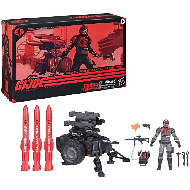 G.I. Joe Classified Series #111, Cobra H.I.S.S. Techno-Viper & H.M.S. (HEETSEEK MISSILE SYSTEM) - Presale