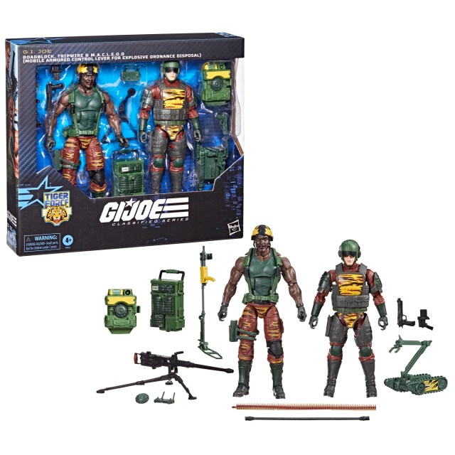 G.I. Joe Classified Series #126, Tiger Force Roadblock, Tripwire, & M.A.C.L.E.O.D. - Presale