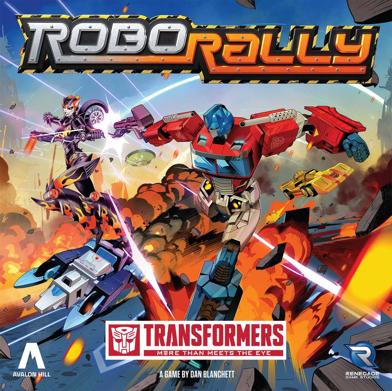 ​Renegade Game Studios Transformers Robo Rally Board Game Official Images & Information