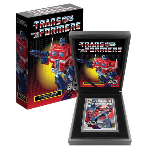 New Zealand MINT Official Transformers 40 Anniversary Silver Coins