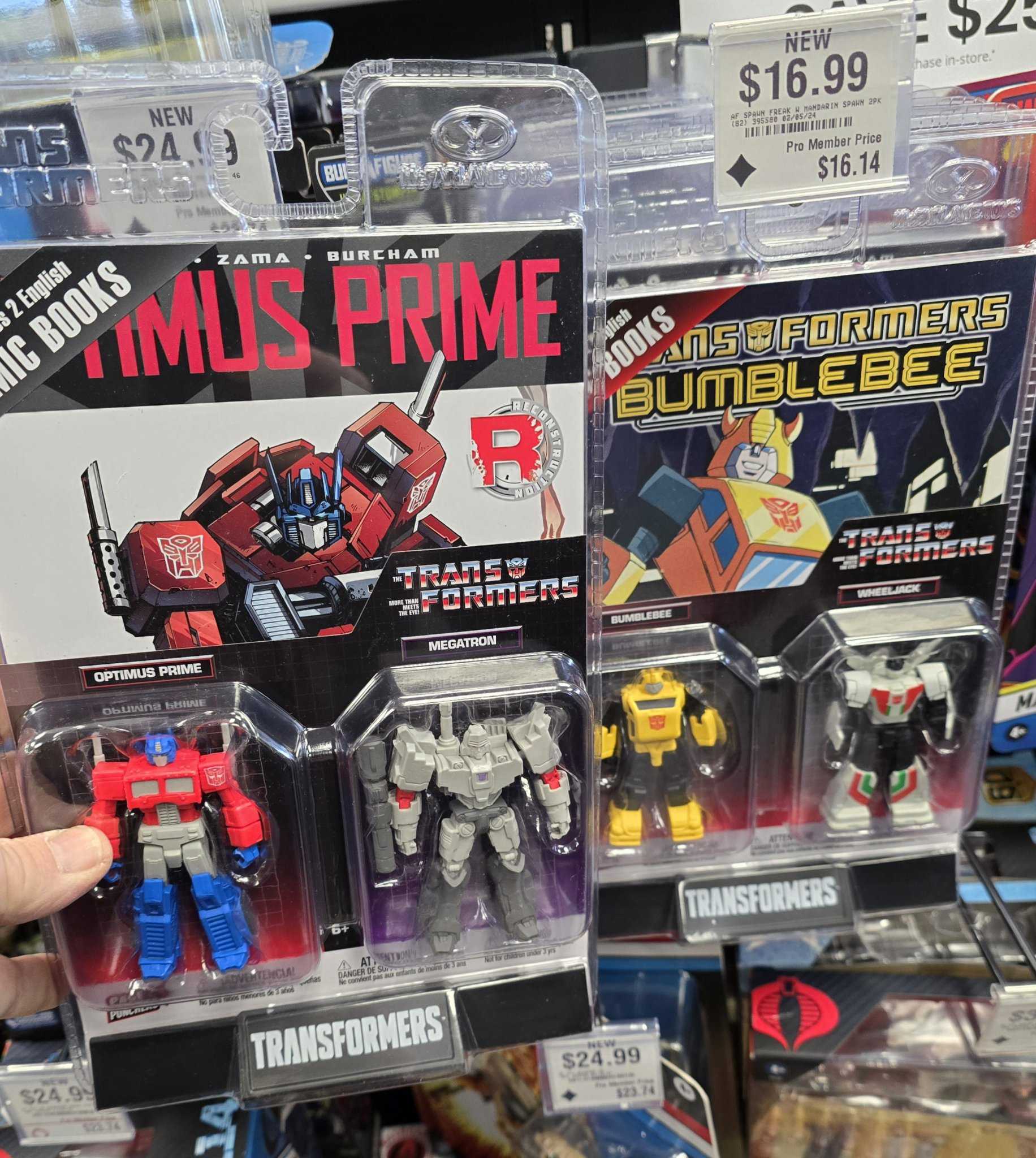 McFarlane Toys Transformers Page Punchers 2-Packs Found At US Retail