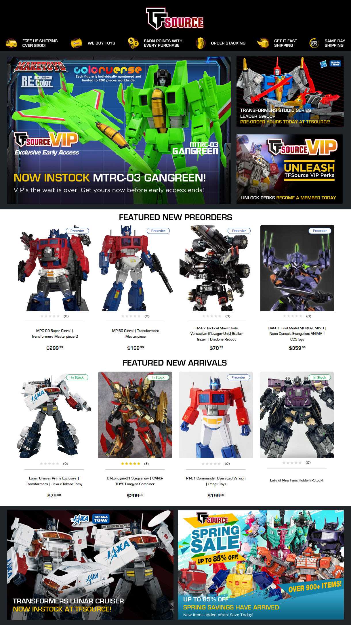 TFSource News – MP-60 Ginrai, MPG-09 Super Ginrai, MT Colorverse Gangreen VIP Early Access & More!