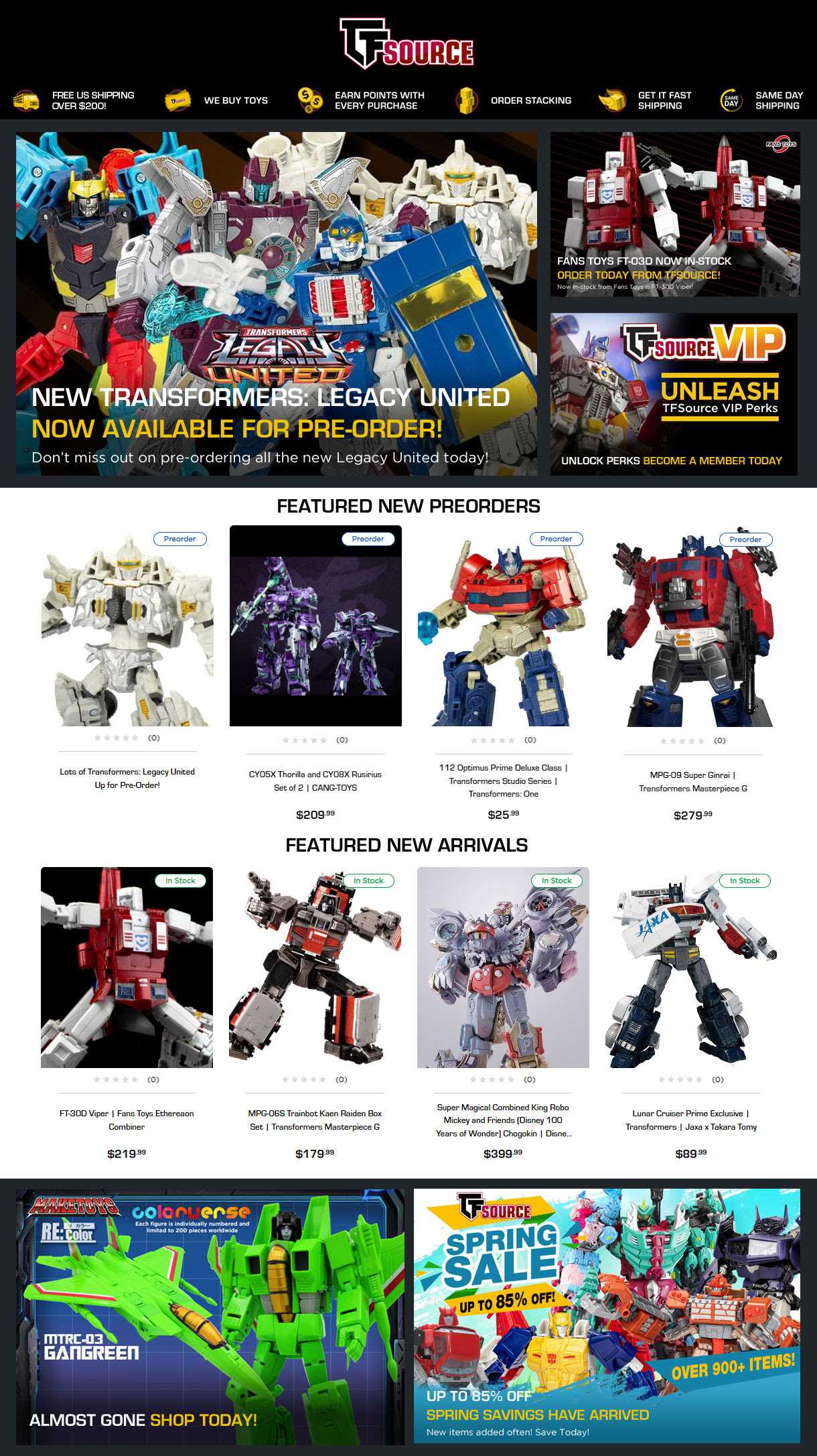 TFSource News – Legacy United Preorders, FT Viper, CANG-TOYS, MPG Kaen and More!