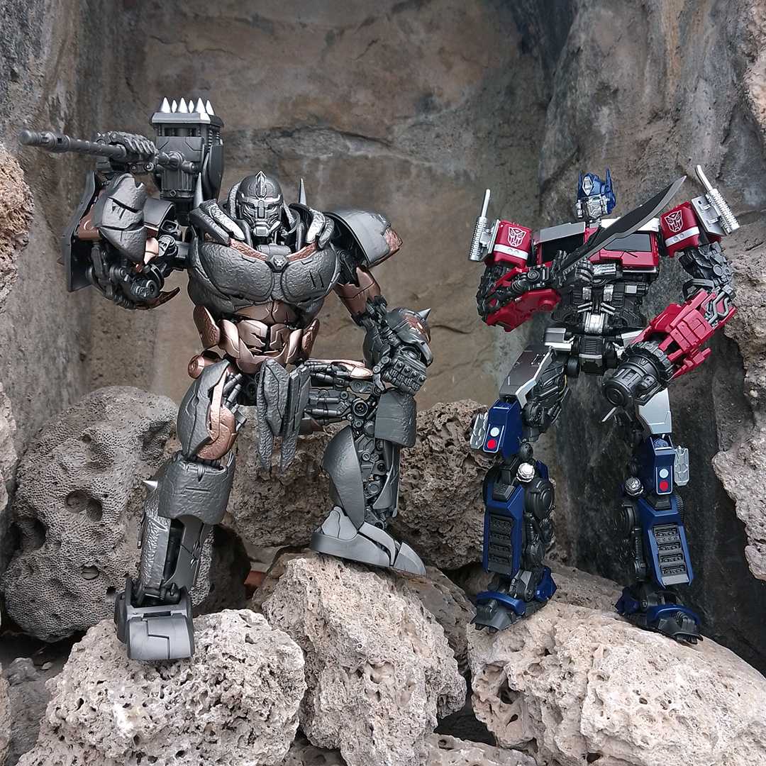 Yolopark AMK Series Transformers Rise Of The Beasts Rhinox In-Hand Images