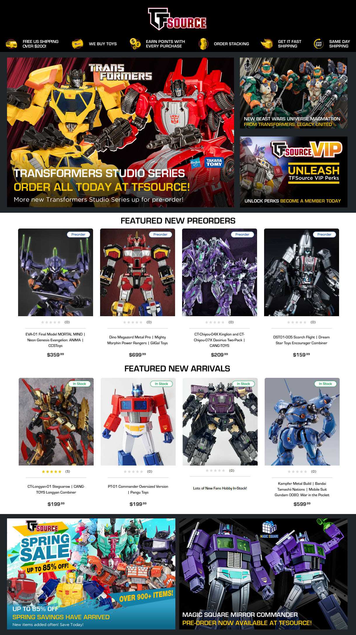 TFSource News – Studio Series Preorders, Magic Square, CANG TOYS, Spring Sale & More!