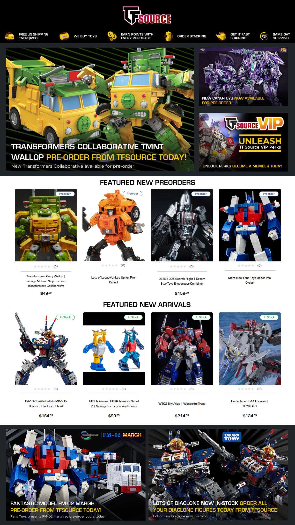 TFSource News – TMNT Collab Party Wallop, CANG-TOYS Dark Kinglion and Dasirius, Fans Toys & More!