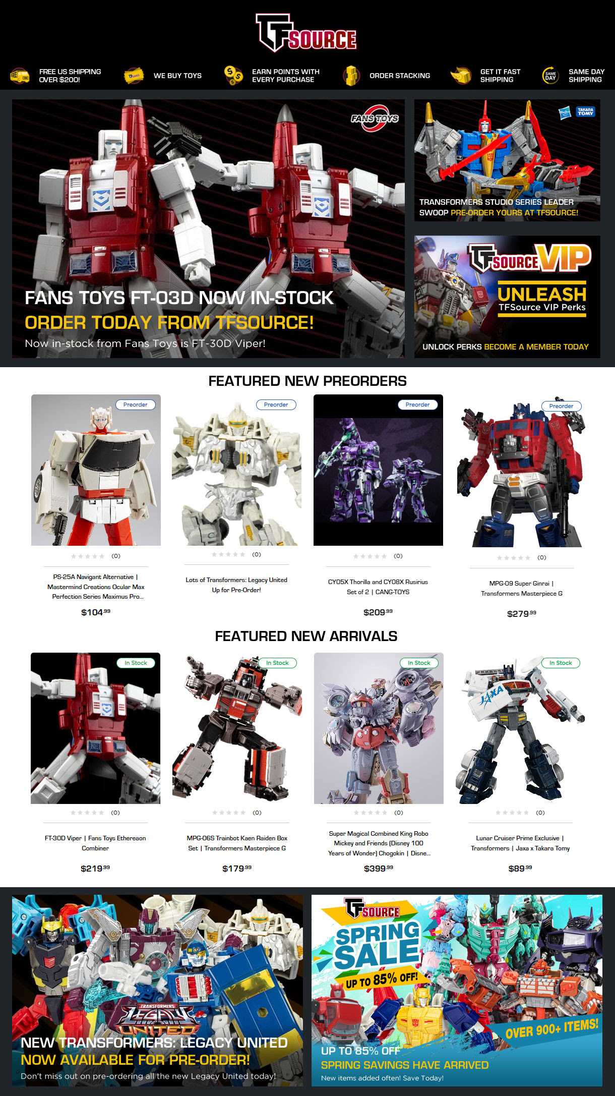 TFSource News – FT Viper, MMC Navigant Alternative, Legacy United Preorders, MPG-06 Kaen and More!