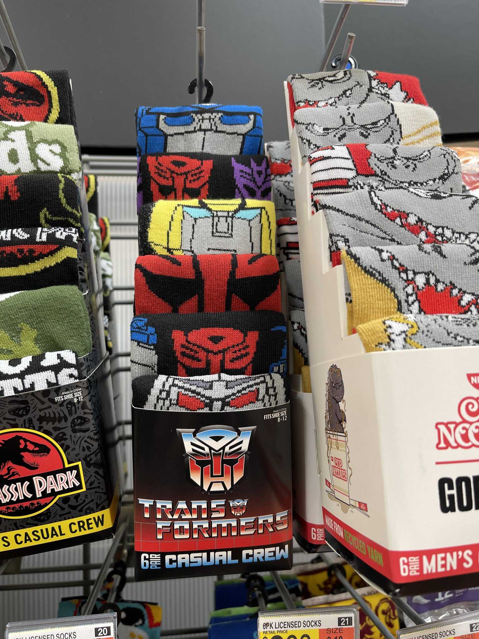 Officially Licensed Transformers Socks Found At Walmart