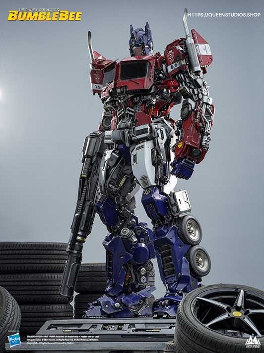 Queen Studios Human-size Bumblebee Movie Optimus Prime Statue Official Images & Details