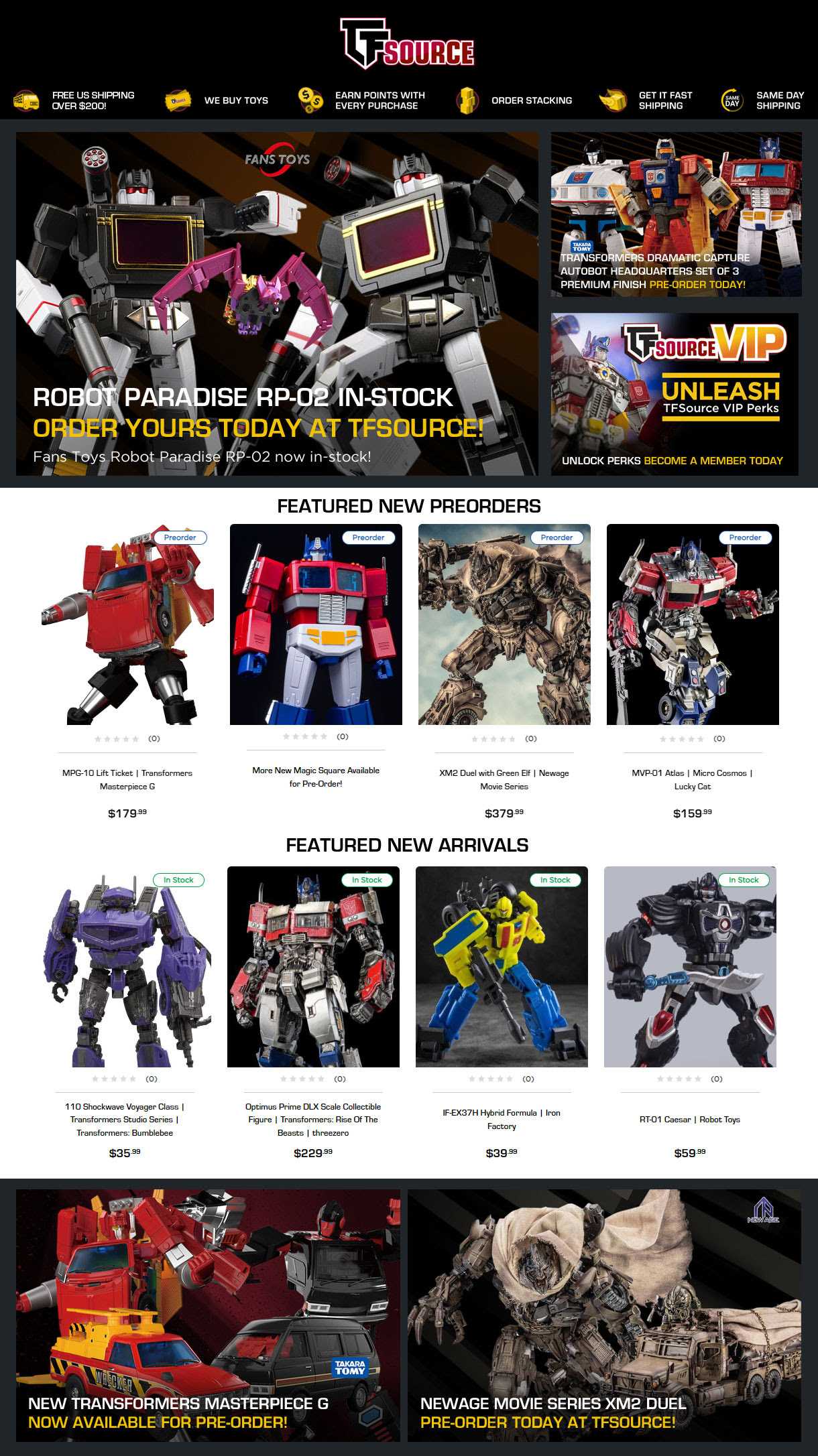 TFSource News – MPG Lift Ticket & DK-2 Guard, RP Acoustic Wave & Night Bat, Newage, Blokees and More!