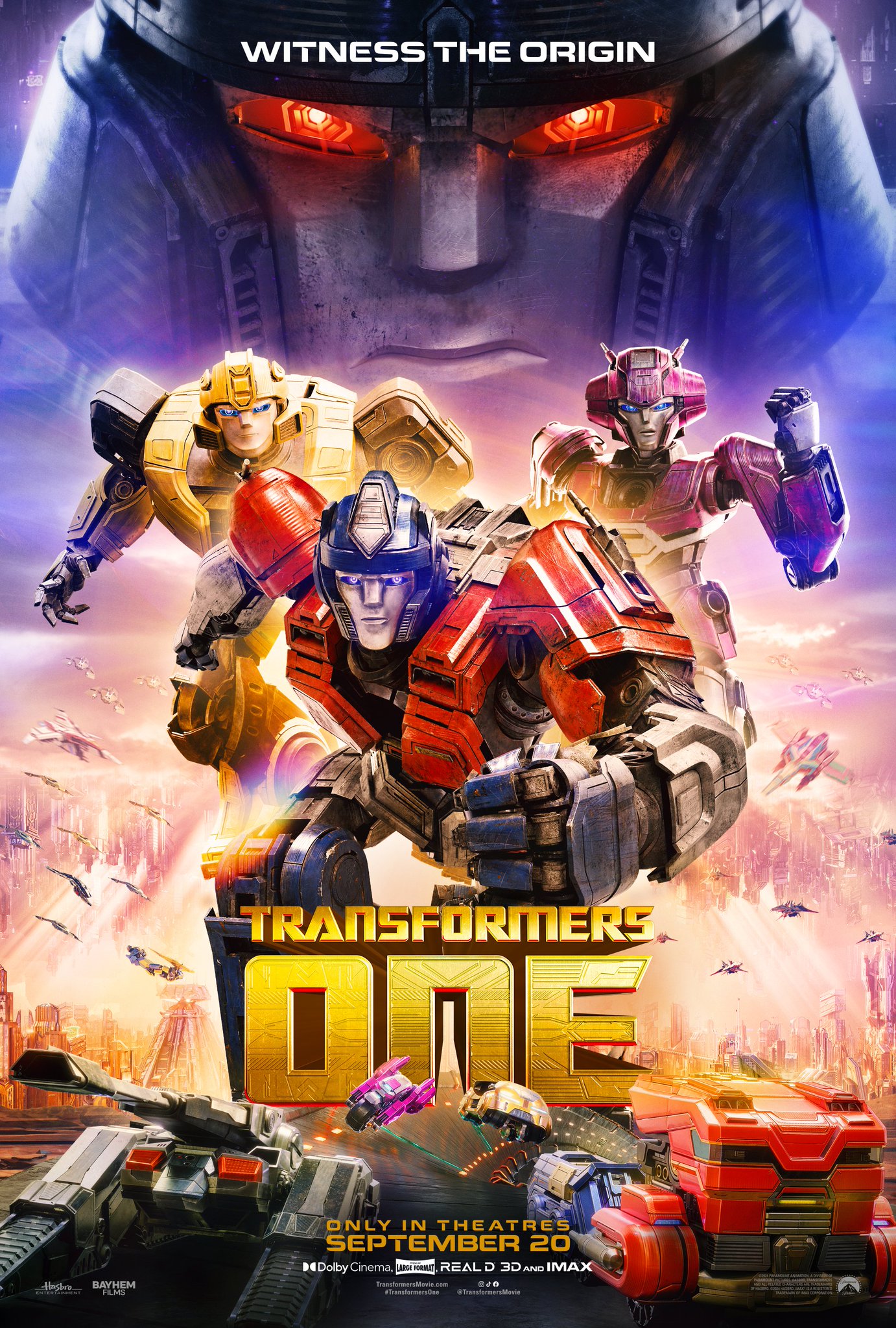 Transformers One – New Posters and Trailer Announcement