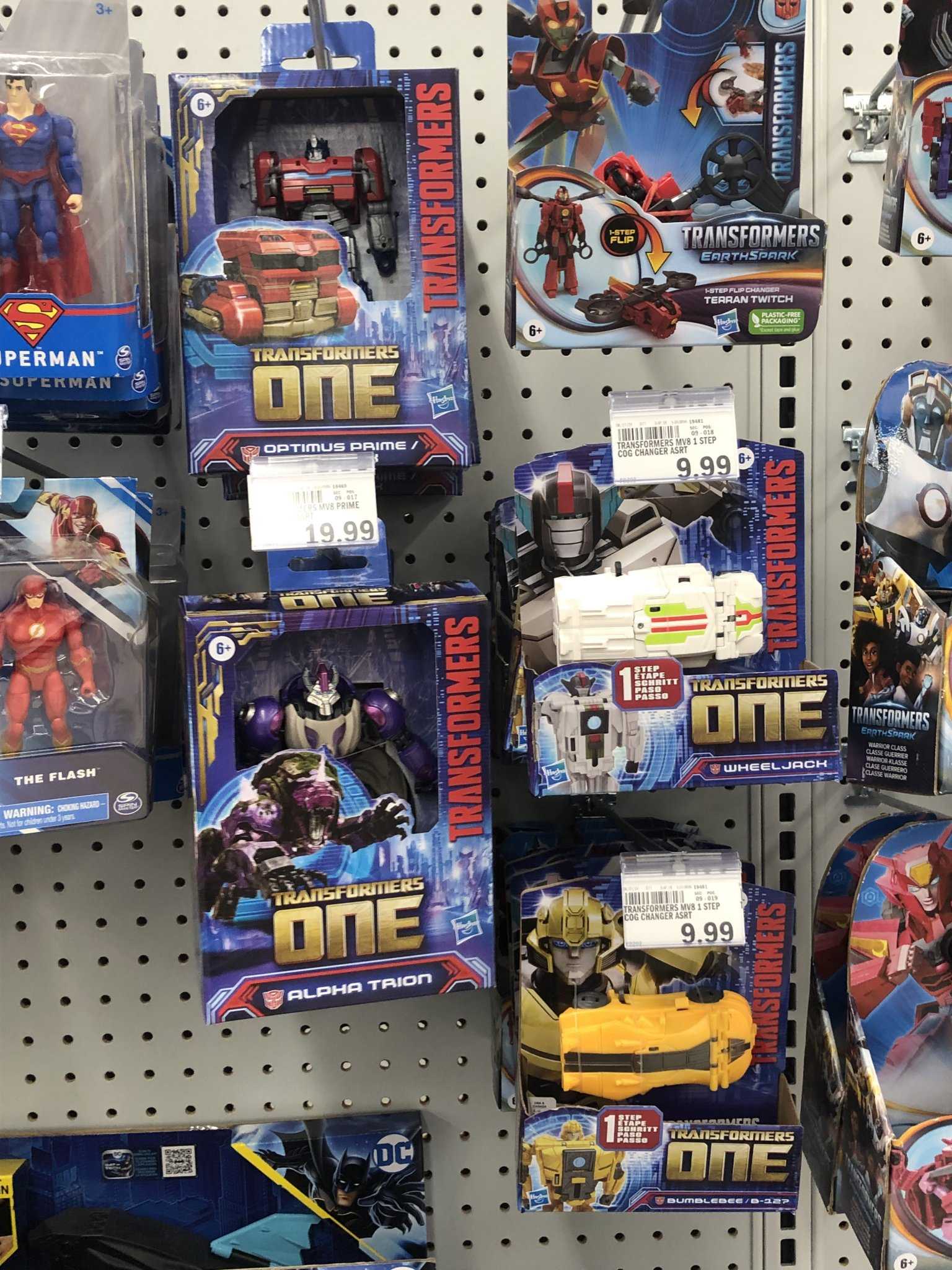 Transformers One Mainline Wave 1 Prime Changers & Cog Changers Found At US Retail
