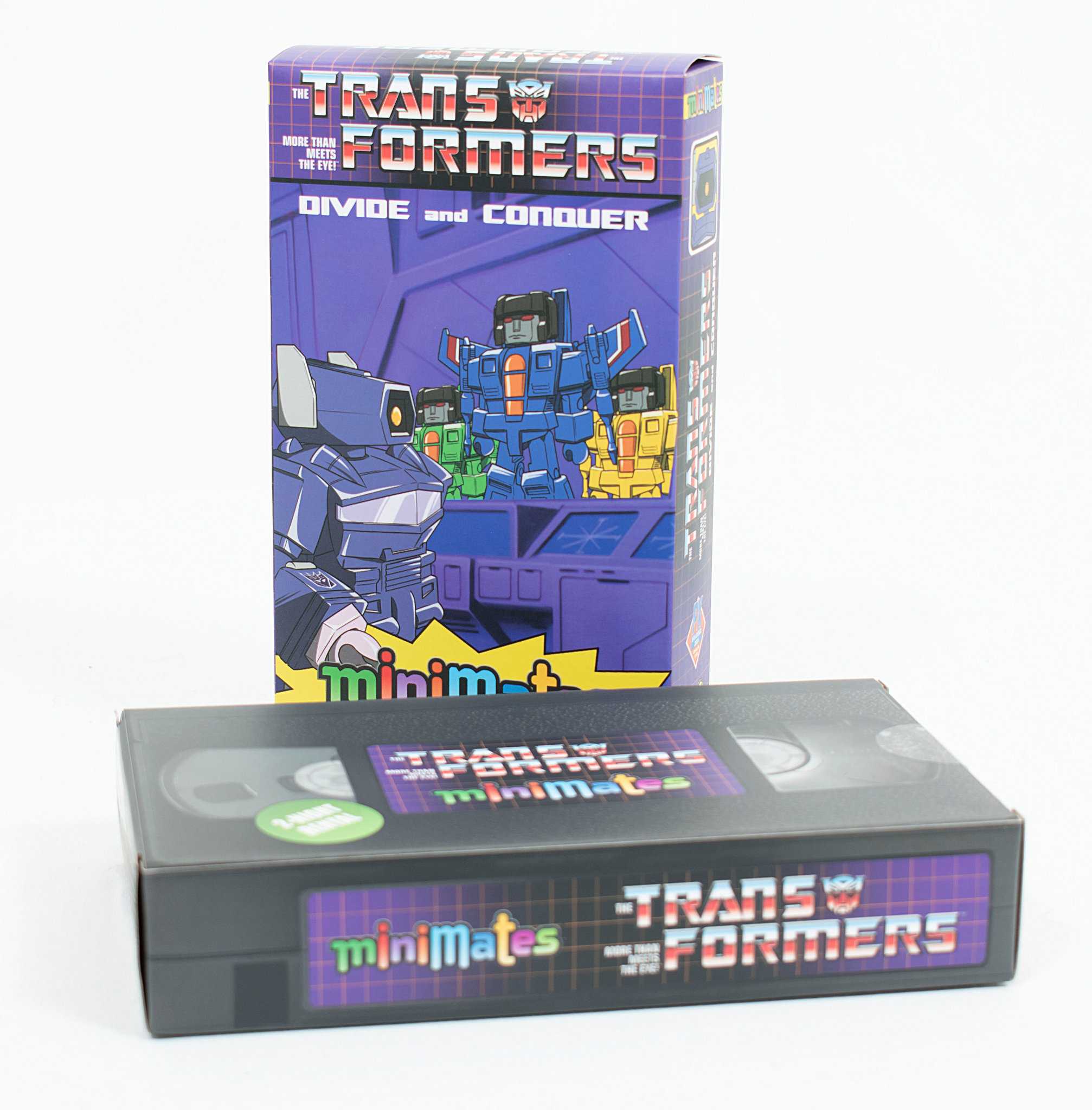 SDCC 2024 – Transformers Minimates VHS Set Shockwave and Seekers