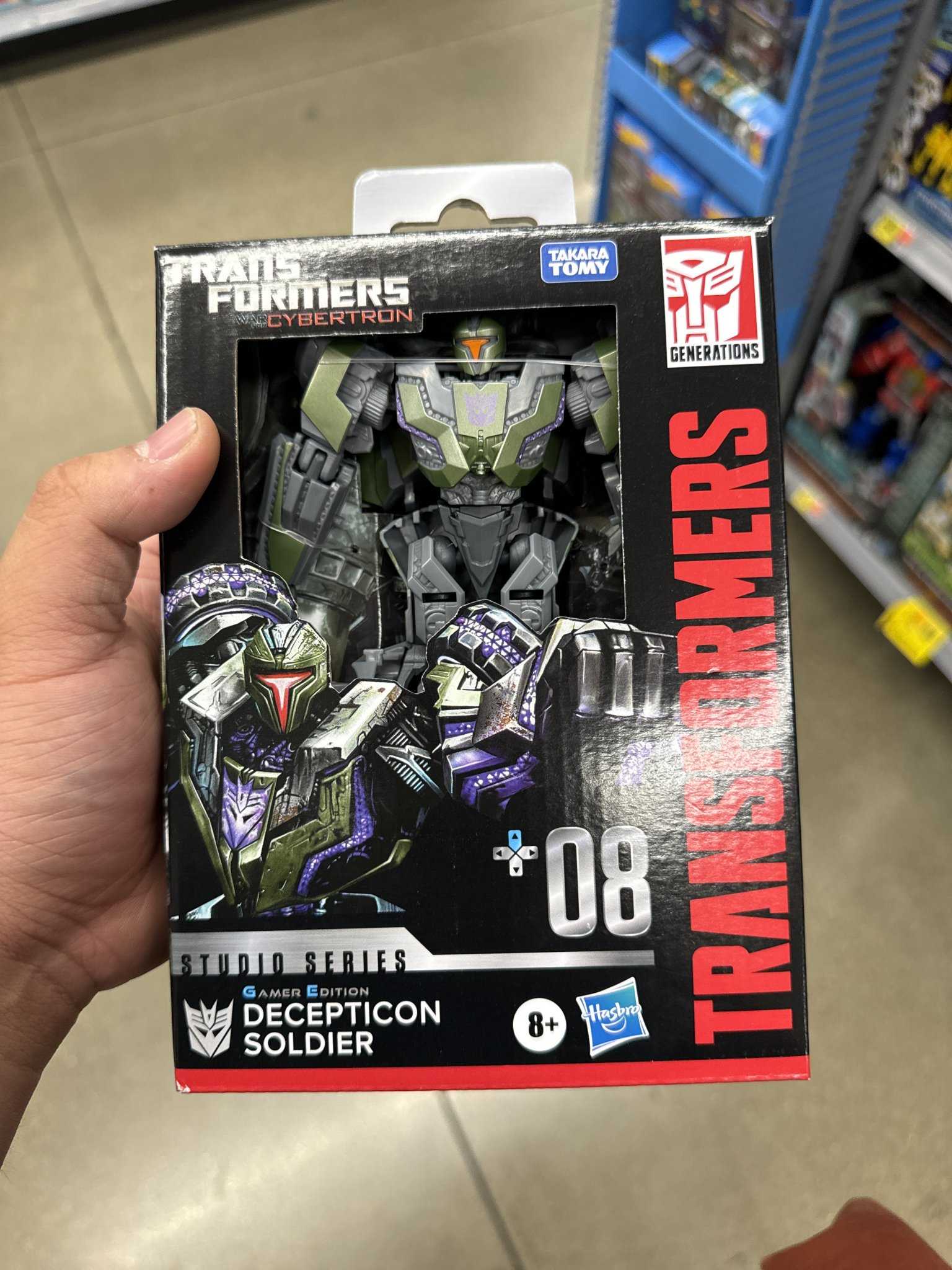 Transformers Studio Series Wave 25 Deluxe Gamer Edition Decepticon Soldier Found At US Retail