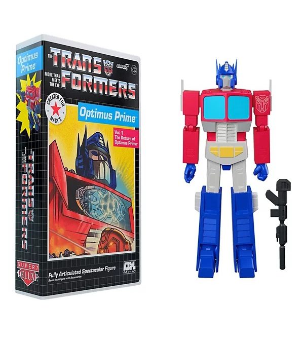 Super 7 Deluxe VHS Optimus Prime Macy’s Exclusive Official Images