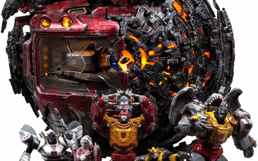 MIghty Jaxx x Supercraft Lab Transformers “Till All Are One” Diorama Official Images