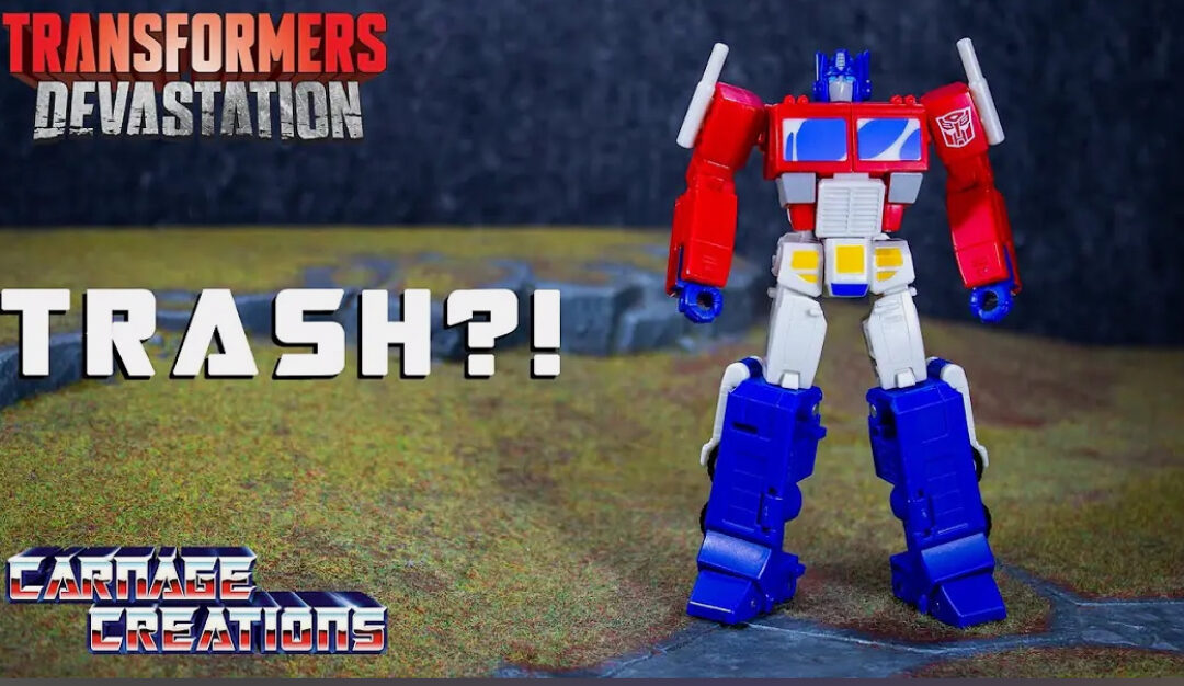Video Review for Transformers Studio Series Deluxe Optimus Prime from Devastation