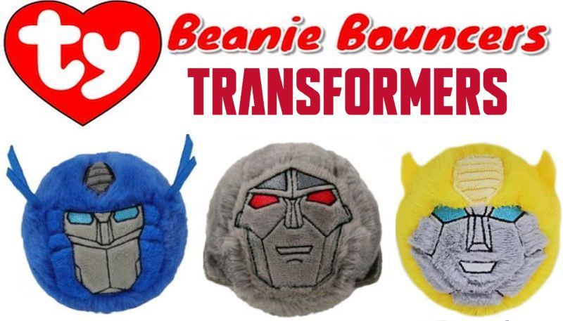TFORMERS – Ty Beanie Bouncers Transformers Plush Balls Coming Soon – Optimus Prime, Megatron, Bumblebee
