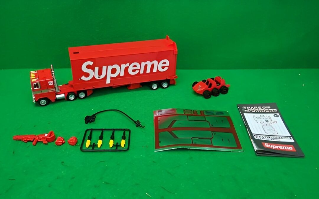 Possible First Look At Supreme x Transformers Optimus Prime Collaboration?