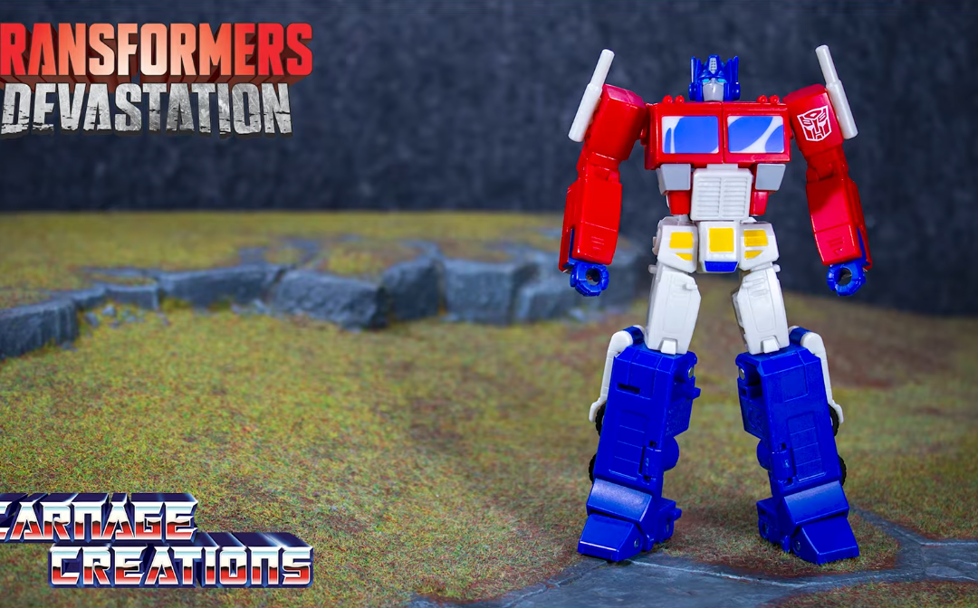 Transformers Studio Series Deluxe Devastation Optimus Prime In-Hand Images