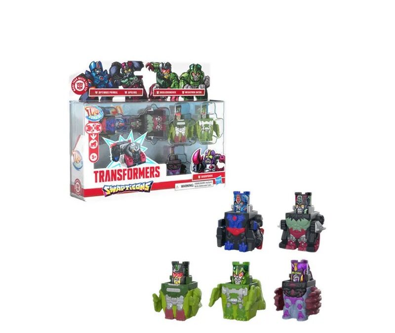 Transformers Swapticons Wild Jungle Mission 5-Pack Official Stock Images & Product Description