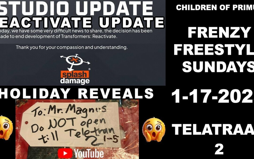 HOLIDAY REVEALS 🙂 and TRANSFORMERS REACTIVATE UPDATE ☹️#transformers #reactivate #reveals
