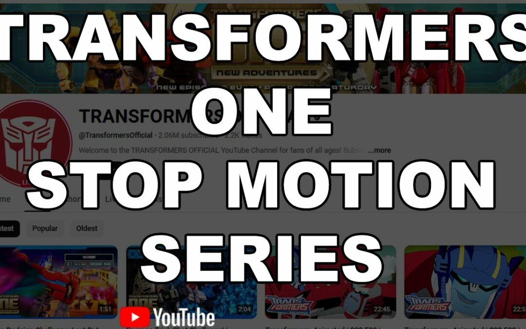 TRANSFORMERS ONE STOP MOTION SERIES FROM HASBRO #transformers #hasbro