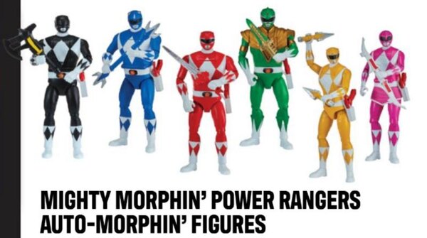First Look At The Playmates Toys Mighty Morphin' Power Rangers Auto-Morphin' Figures