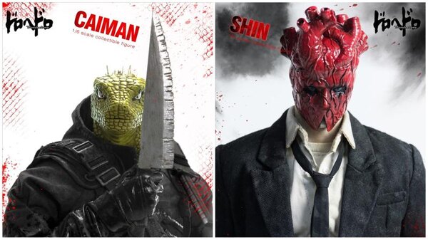 threezero Dorohedoro Caiman and Shin 1/6 Scale Figure Re-releases