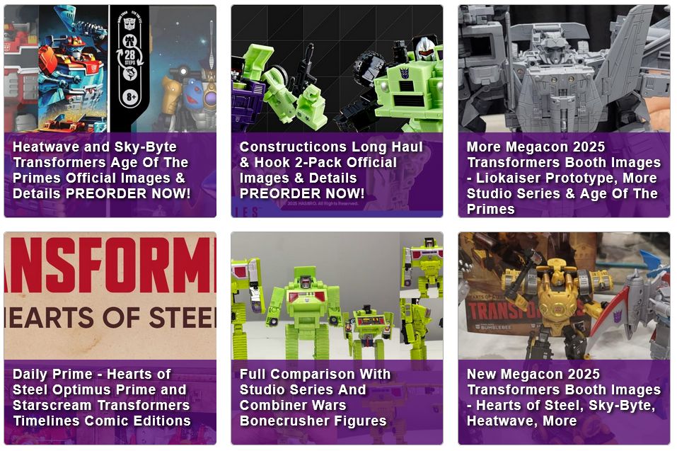 TFORMERS – Transformers Weekly News Digest : February 3 – 9, 2025 – Megacon 2025 News Edition!