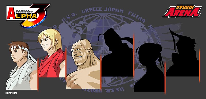 Storm Collectibles Arena Street Fighter Alpha 3: 1/12th Scale Figures Road Map