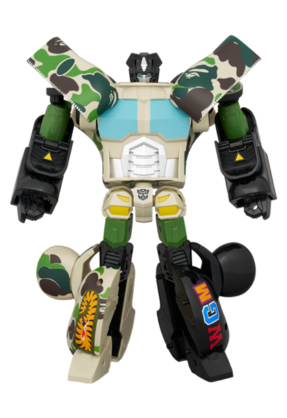 Be@rbrick x Transformers Optimus Prime 400% Baby Milo & Bape Cammo Shark Variants