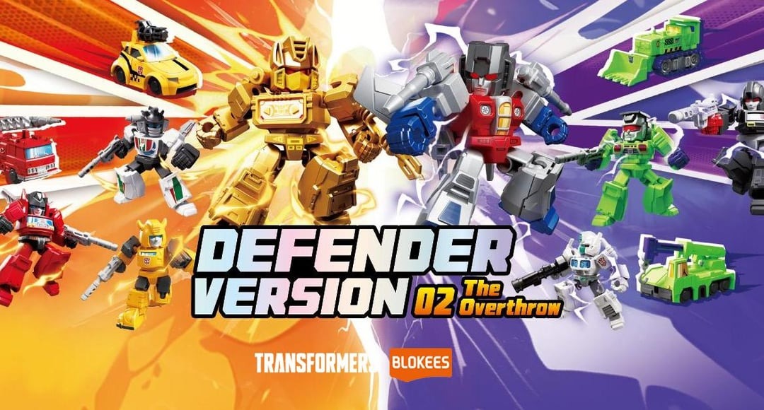 Blokees Transformers Galaxy Version Defender Wave 2 – The Overthrow Full Reveal