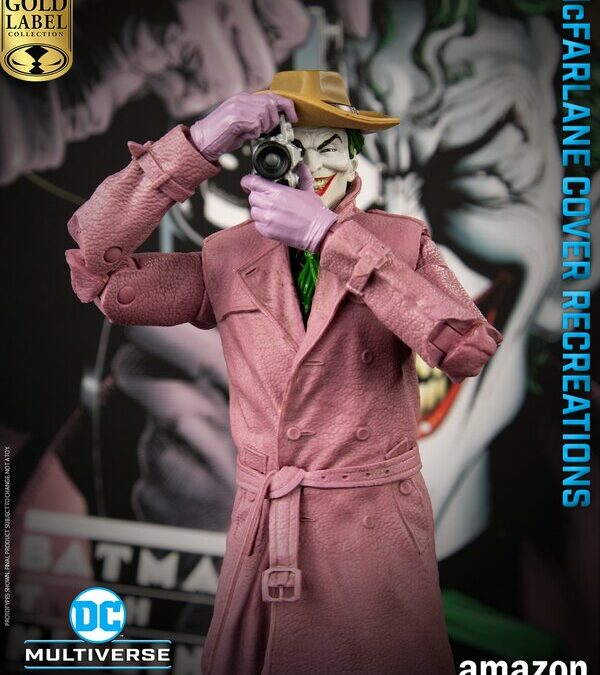 Amazon Exclusive Batman: The Killing Joke McFarlane Cover Recreation Gold Label Joker Figure Pre-Order Update